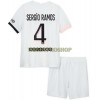 Original Trikotsatz Paris Saint-Germain Sergio Ramos 4 Auswärtstrikot 2021-22 Für Kinder